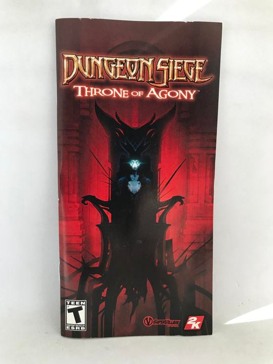 DUNGEON SIEGE THRONE OF AGONY (COMPLETE IN BOX)