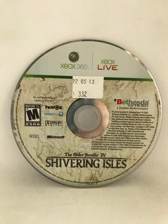 THE ELDER SCROLLS IV SHIVERING ISLES EXPANSION PACK (WITH BOX)