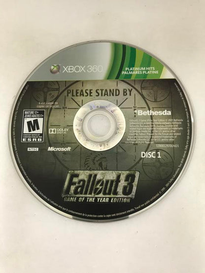 FALLOUT 3 GAME OF THE YEAR EDITION PLATINUM HITS (WITH BOX) (usagé)