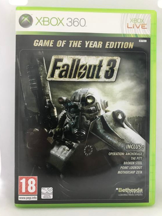 FALLOUT 3 GAME OF THE YEAR EDITION FRENCH (COMPLETE IN BOX)