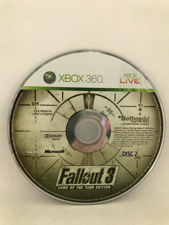 FALLOUT 3 GAME OF THE YEAR EDITION FRENCH (COMPLETE IN BOX)