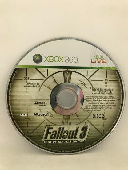 FALLOUT 3 GAME OF THE YEAR EDITION FRENCH (COMPLETE IN BOX)