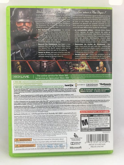 FALLOUT NEW VEGAS ULTIMATE EDITION PLATINUM HITS (COMPLETE IN BOX) (usagé)