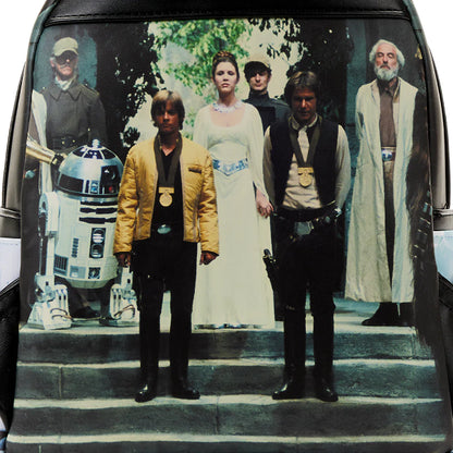 LOUNGEFLY STAR WARS A NEW HOPE FINAL FRAMES BACKPACK