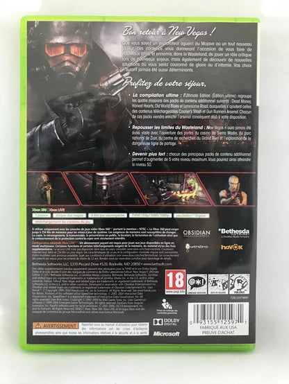 FALLOUT NEW VEGAS ULTIMATE EDITION FRENCH PAL EDITION (COMPLETE IN BOX) (usagé)