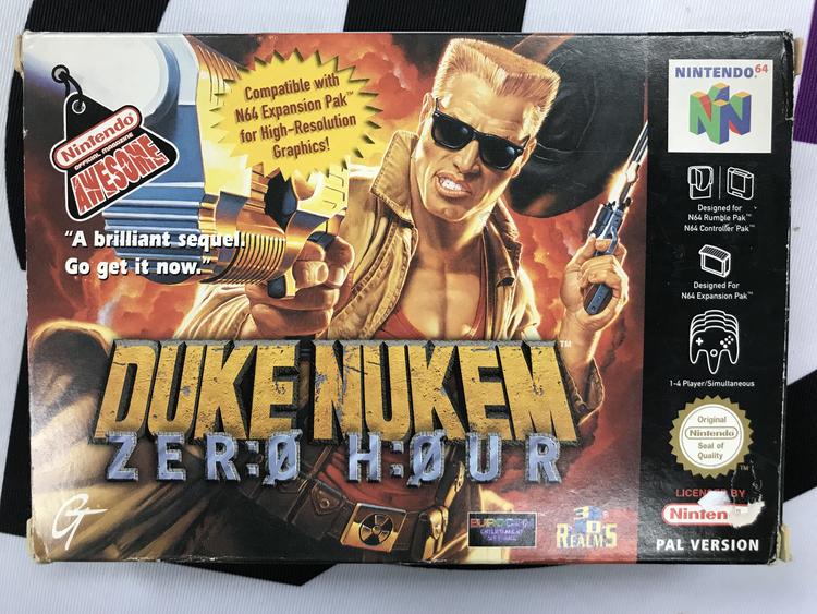 DUKE NUKEM ZERO HOUR PAL EDITION (COMPLETE IN BOX)