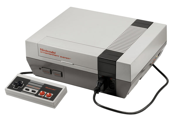 NINTENDO ENTERTAINMENT SYSTEM + 2 CONTROLLERS + SUPER MARIO BROS.