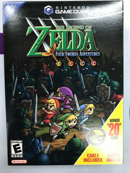 THE LEGEND OF ZELDA FOUR SWORDS ADVENTURES BIG BOX (COMPLETE IN BOX)