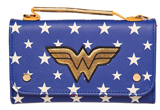 LOUNGEFLY DC COMICS WONDER WOMAN CROSSBODY WALLET (usagé)