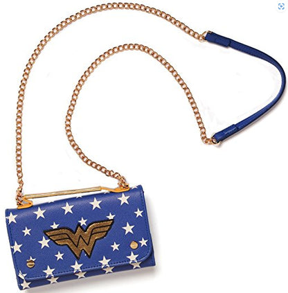 LOUNGEFLY DC COMICS WONDER WOMAN CROSSBODY WALLET (usagé)
