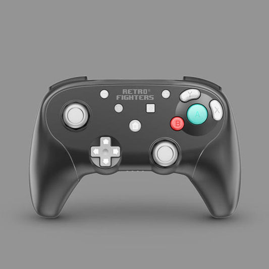 CONTROLLER BATTLERGC BLACK WIRELESS RETRO FIGHTERS (GAMECUBE / Wii / WiiU / SWITCH)