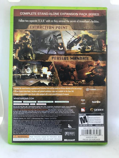 F.E.A.R. FILES (COMPLETE IN BOX)