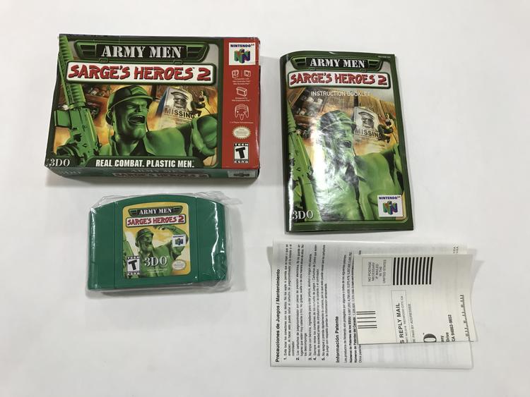 ARMY MEN SARGE'S HEROES 2 (COMPLETE IN BOX)