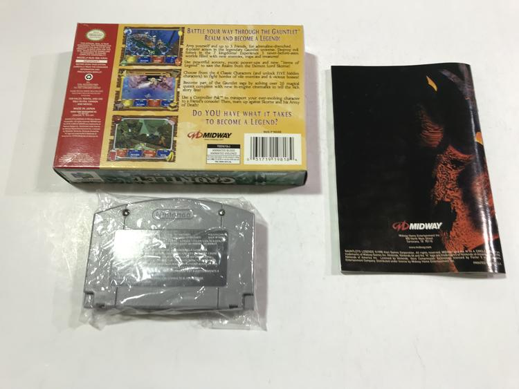 GAUNTLET LEGENDS (COMPLETE IN BOX)