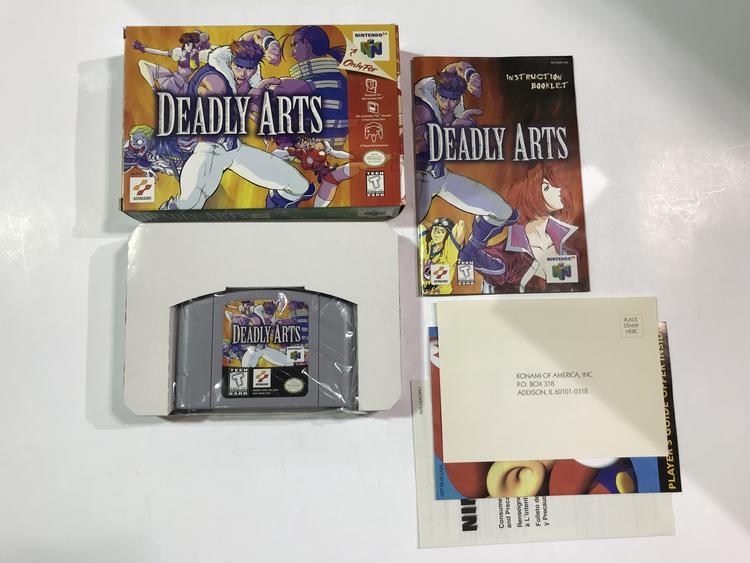 DEADLY ARTS (COMPLETE IN BOX)