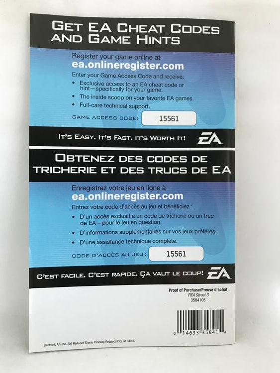 FIFA STREET 3 (COMPLETE IN BOX) (usagé)