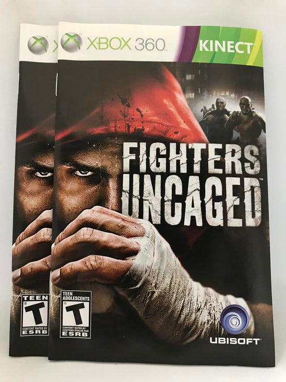 FIGHTERS UNCAGED KINECT (COMPLETE IN BOX)