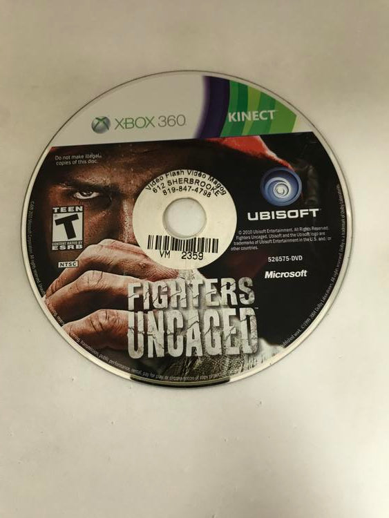 FIGHTERS UNCAGED KINECT (COMPLETE IN BOX)