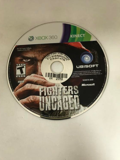 FIGHTERS UNCAGED KINECT (COMPLETE IN BOX)