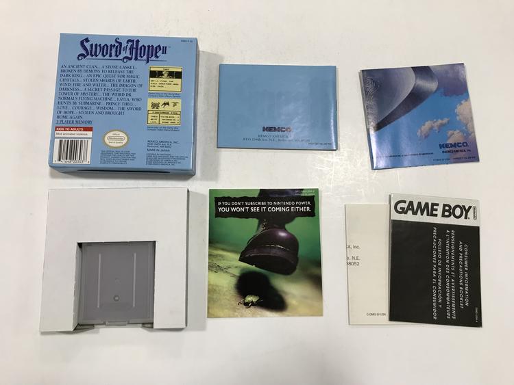 SWORD OF HOPE II (COMPLETE IN BOX) (usagé)