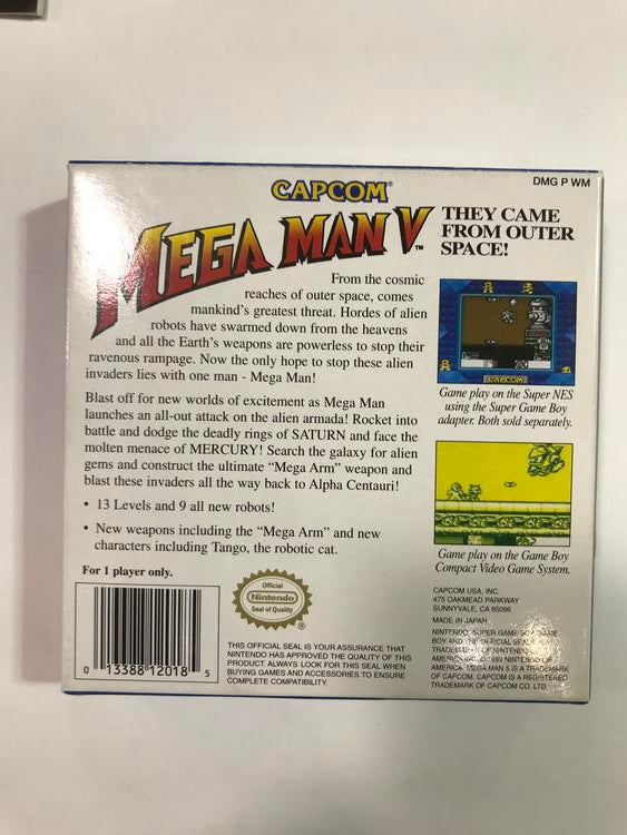 MEGA MAN V (COMPLETE IN BOX)