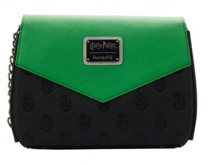 LOUNGEFLY HARRY POTTER SLYTHERIN CHAIN CROSSBODY