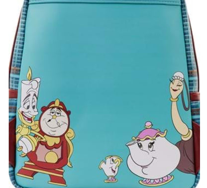 LOUNGEFLY BEAUTY & THE BEAST LIBRARY SCENE BACKPACK