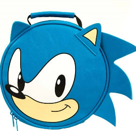 LOUNGEFLY SEGA SONIC THE HEDGEHOG DIE CUT FACE LUNCHBOX (usagé)