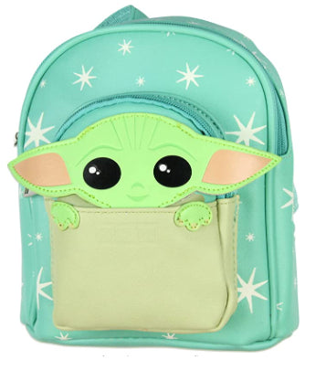 LOUNGEFLY STAR WARS THE MANDALORIAN WRISLET CONVERT MINI BACKPACK (usagé)