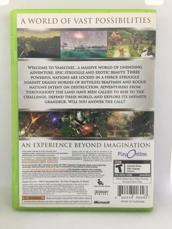 FINAL FANTASY XI (COMPLETE IN BOX)