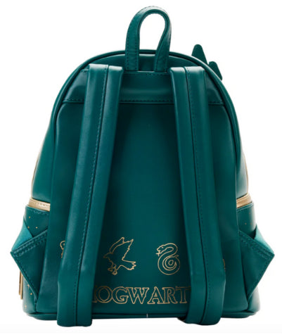 LOUNGEFLY HARRY POTTER GOLDEN HOGWARTS CASTLE BKPK (usagé)