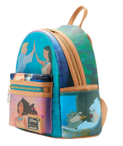 LOUNGEFLY DISNEY POCAHONTAS SCENE BACKPACK (usagé)