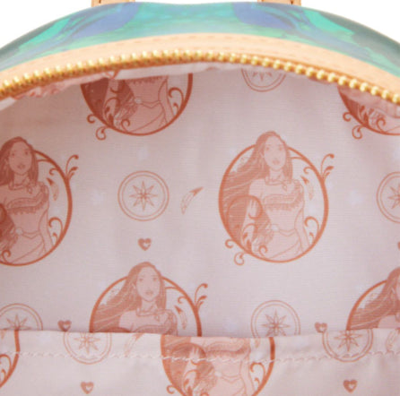LOUNGEFLY DISNEY POCAHONTAS SCENE BACKPACK (usagé)