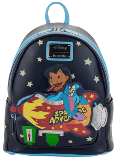 LOUNGEFLY DISNEY LILO & STITCH SPACE ADVENTURE BACKPACK