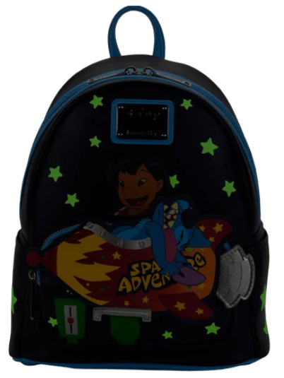 LOUNGEFLY DISNEY LILO & STITCH SPACE ADVENTURE BACKPACK