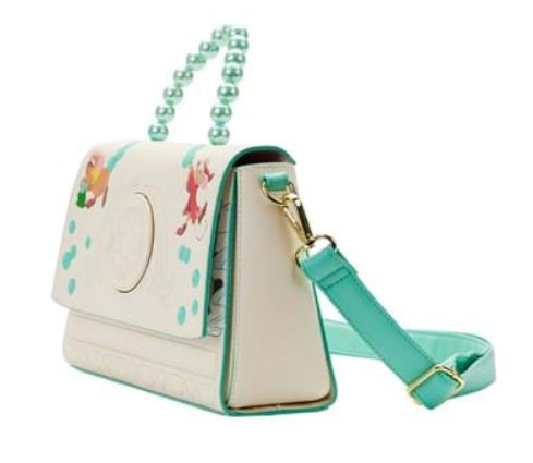 LOUNGEFLY DISNEY CINDERELLA GUS GUS AND JACK BEAD CROSSBODY (usagé)