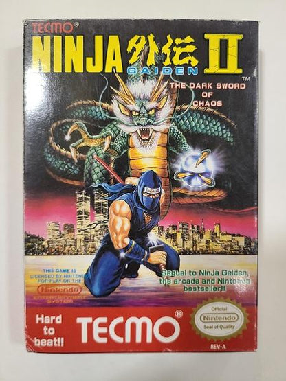 NINJA GAIDEN II THE DARK SWORD OF CHAOS (COMPLETE IN BOX)