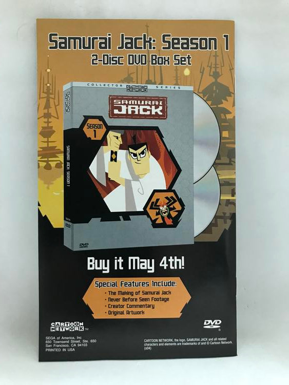 SAMURAI JACK THE SHADOW OF AKU (COMPLETE IN BOX)