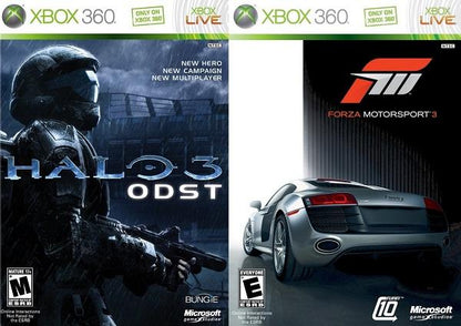FORZA MOTORSPORT 3 AND HALO 3 ODST (COMPLETE IN BOX)