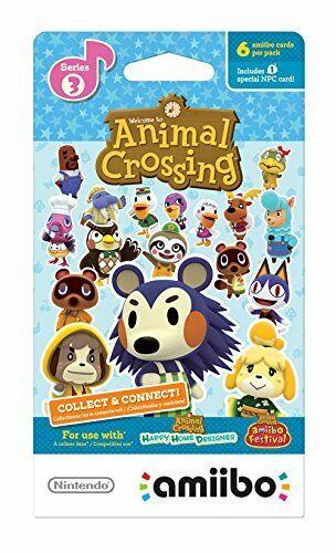 AMIIBO CARD ANIMAL CROSSING SERIES 3