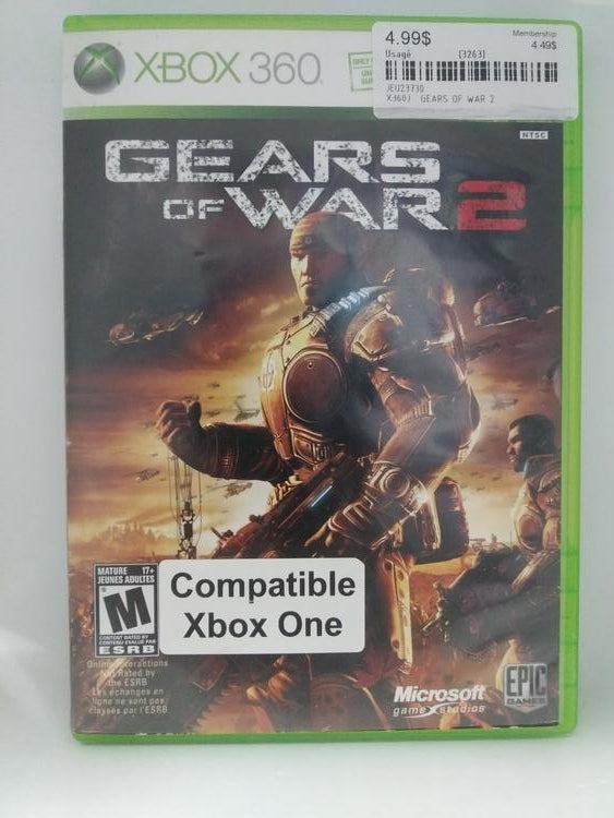GEARS OF WAR 2 (WITH BOX) (usagé)