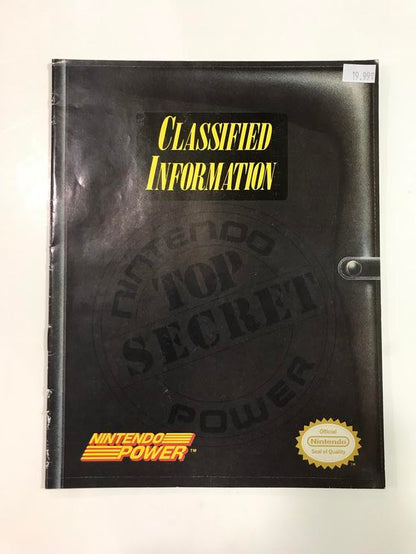 NINTENDO POWER CLASSIFIED INFORMATION
