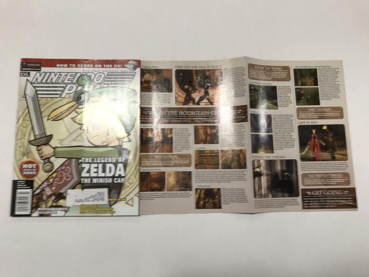 NINTENDO POWER GAMER MAGAZINE VOLUME 188 WITH POSTER - THE LEGEND OF ZELDA MINISH CAP