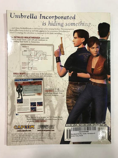 HINT BOOK RESIDENT EVIL CODE VERONICA (usagé)