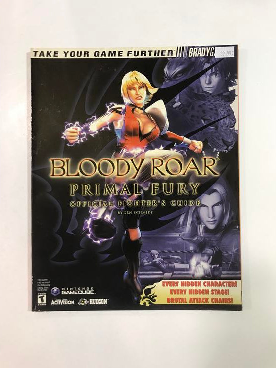 HINT BOOK BLOODY ROAR PRIMAL FURY