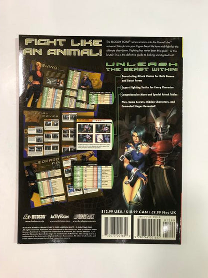 HINT BOOK BLOODY ROAR PRIMAL FURY (usagé)