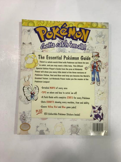 HINT BOOK POKEMON YELLOW / RED / BLUE (usagé)