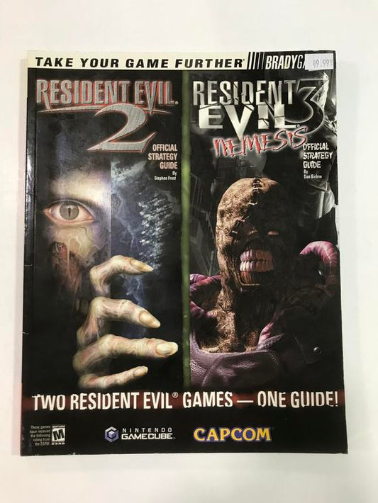 HINT BOOK RESIDENT EVIL 2 + RESIDENT EVIL 3 NEMESIS
