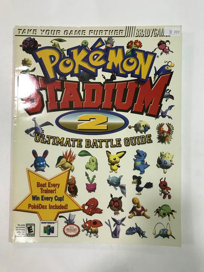 HINT BOOK POKEMON STADIUM 2 ULTIMATE BATTLE GUIDE (usagé)