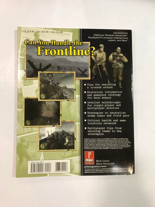 HINT BOOK MEDAL OF HONOR FRONTLINE